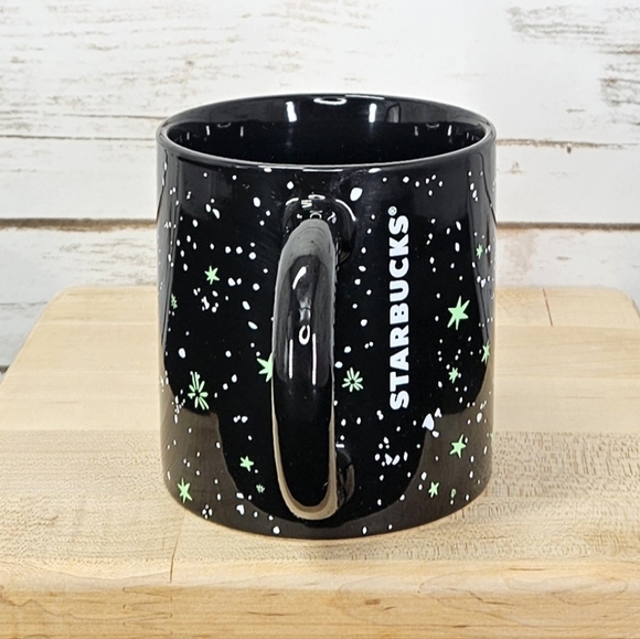 Starbucks Halloween 2022 Night Sky Glow In The Dark Stars Mug 12oz - Picture 5 of 7